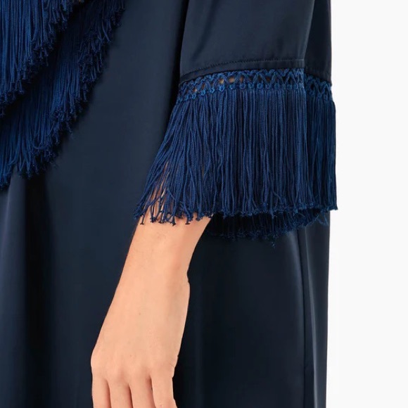 NWT tuckernuck navy fringe Jamie dress - Picture 4 of 4